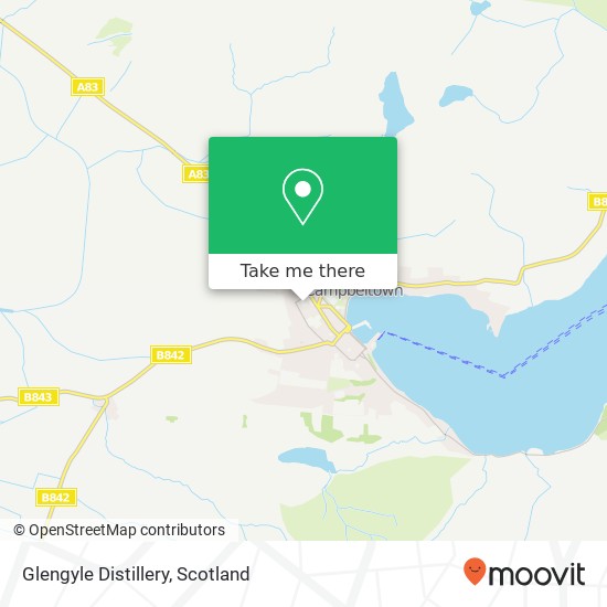 Glengyle Distillery map