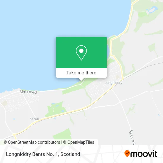 Longniddry Bents No. 1 map