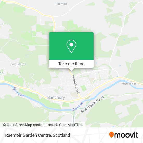 Raemoir Garden Centre map