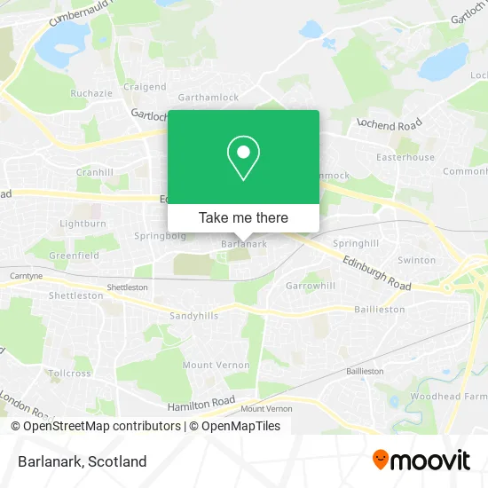 Barlanark map
