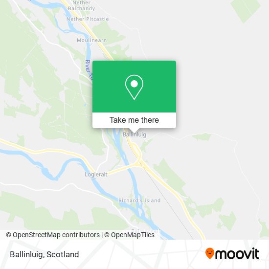 Ballinluig map