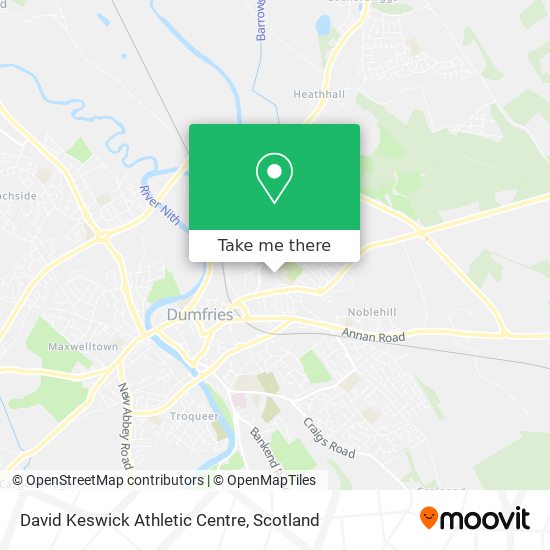 David Keswick Athletic Centre map