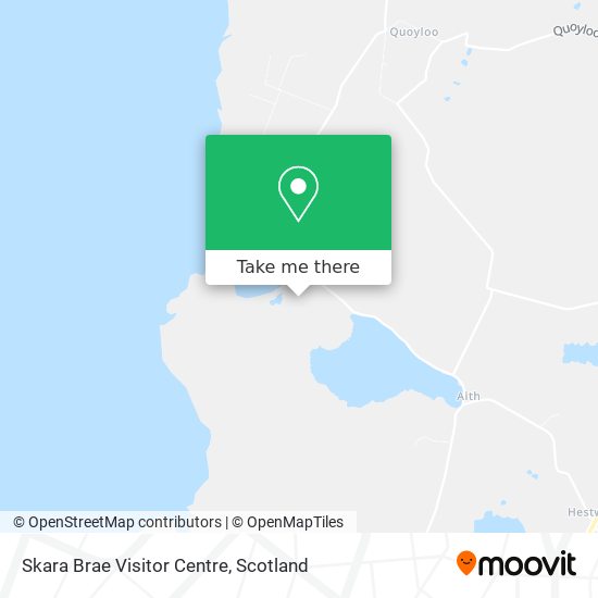 Skara Brae Visitor Centre map