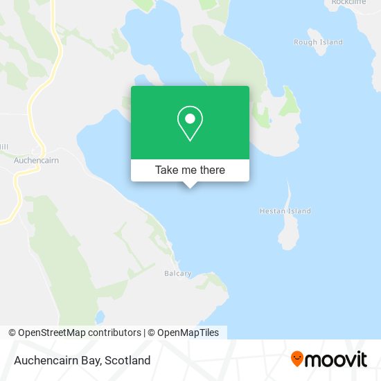 Auchencairn Bay map