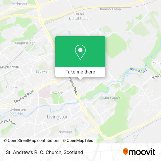 St. Andrew's R. C. Church map