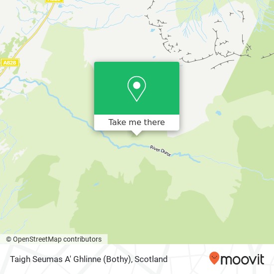 Taigh Seumas A' Ghlinne (Bothy) map