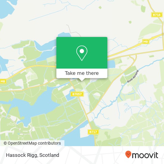 Hassock Rigg map