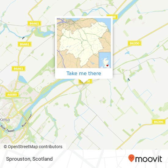 Sprouston map