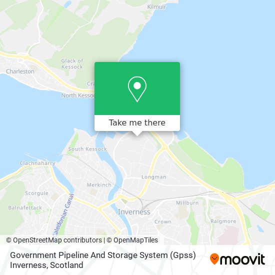 Government Pipeline And Storage System (Gpss) Inverness map