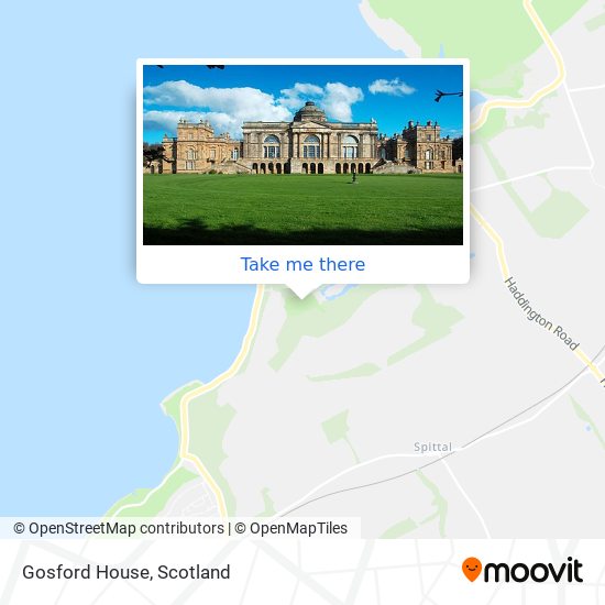 Gosford House map