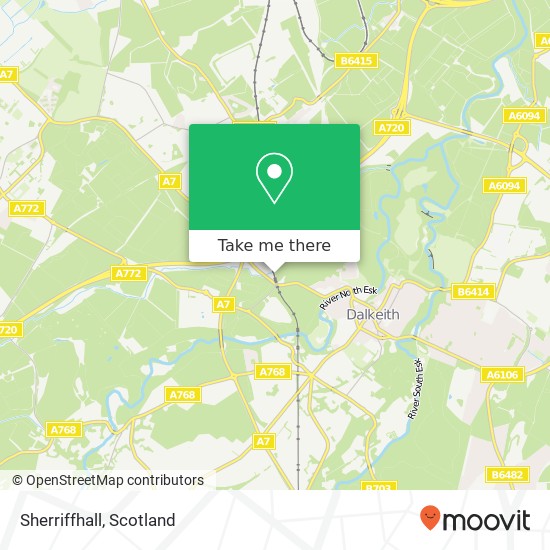 Sherriffhall map
