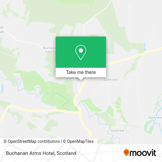 Buchanan Arms Hotel map