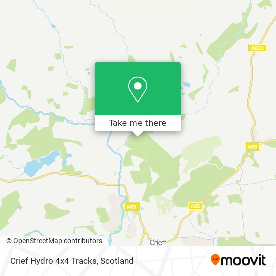 Crief Hydro 4x4 Tracks map