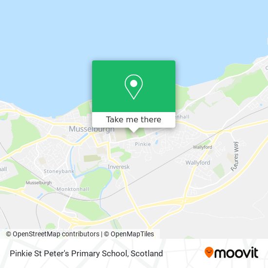Pinkie St Peter's Primary School map