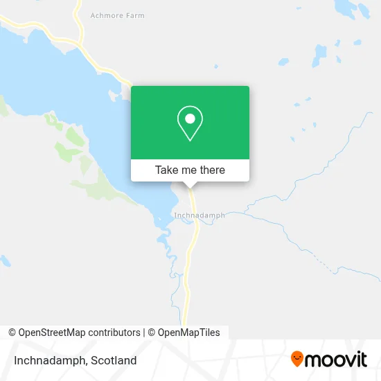 Inchnadamph map