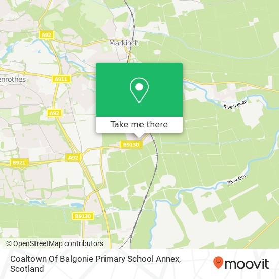 Coaltown Of Balgonie Primary School Annex map