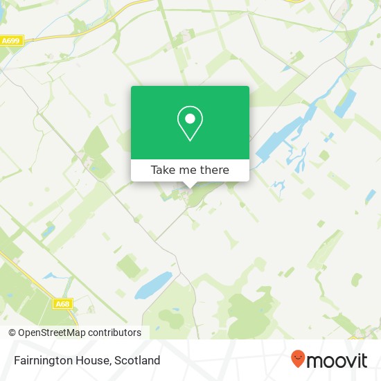 Fairnington House map