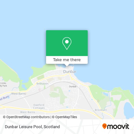 Dunbar Leisure Pool map