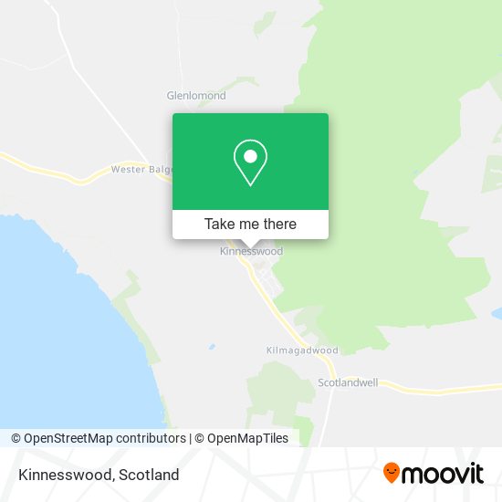 Kinnesswood map