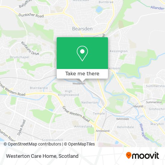 Westerton Care Home map