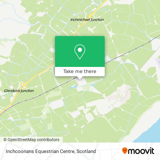 Inchcoonans Equestrian Centre map