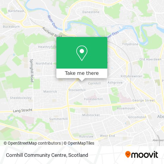 Cornhill Community Centre map