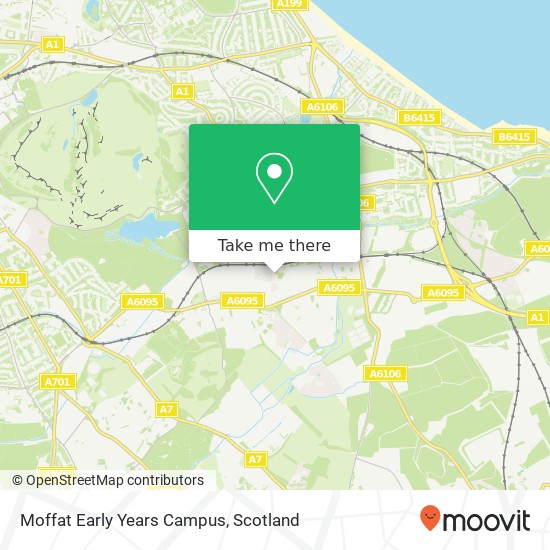 Moffat Early Years Campus map