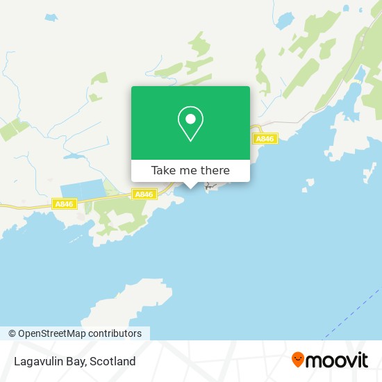 Lagavulin Bay map