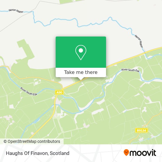 Haughs Of Finavon map