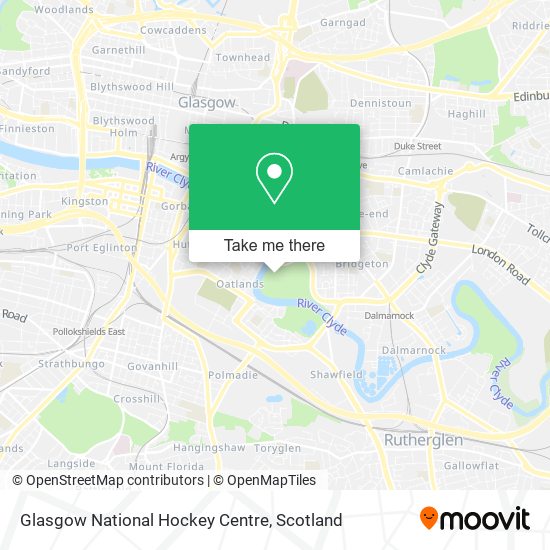 Glasgow National Hockey Centre map
