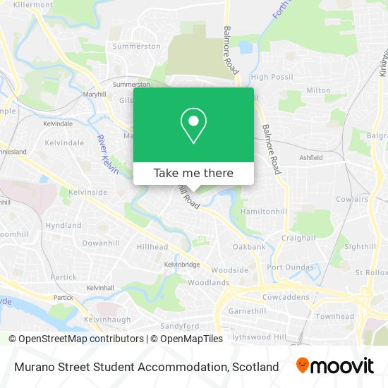 Murano Street Student Accommodation map