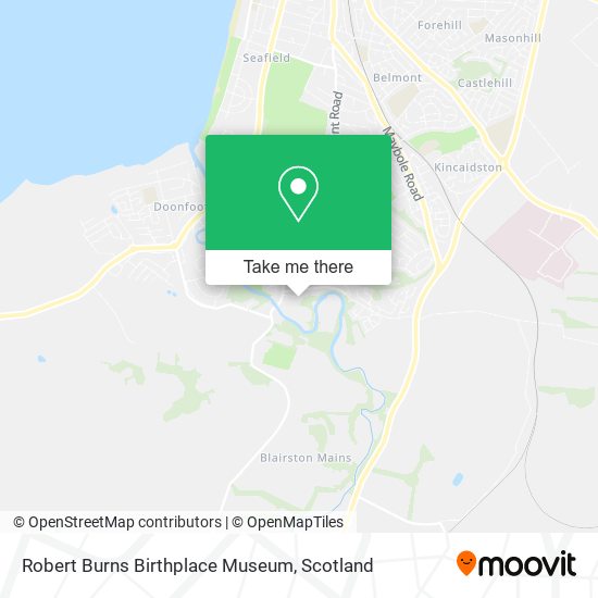 Robert Burns Birthplace Museum map