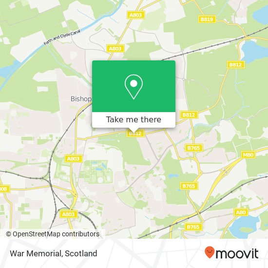 War Memorial map