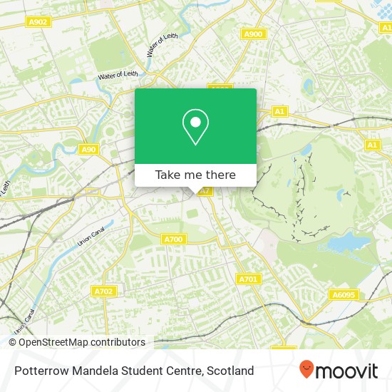 Potterrow Mandela Student Centre map