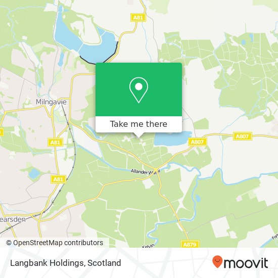 Langbank Holdings map