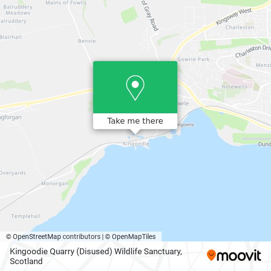 Kingoodie Quarry (Disused) Wildlife Sanctuary map