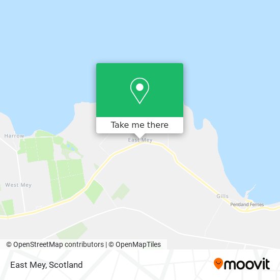 East Mey map