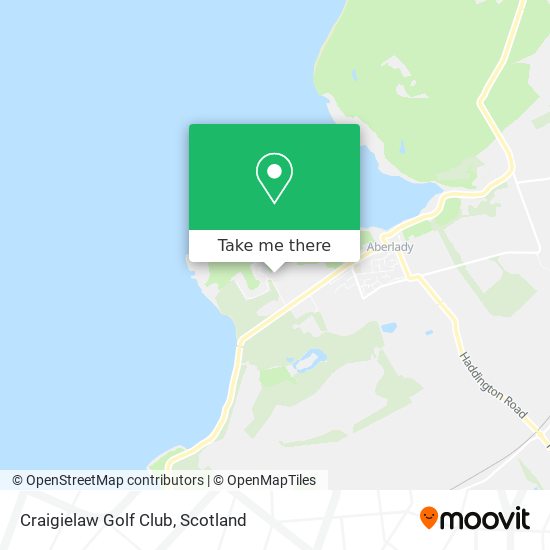 Craigielaw Golf Club map