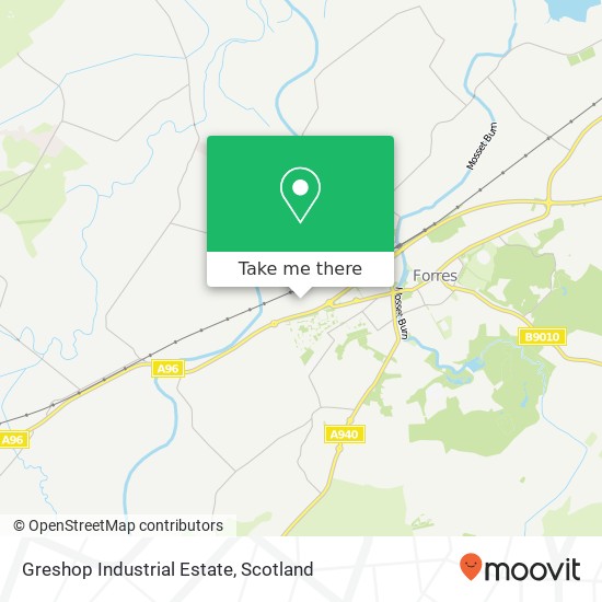 Greshop Industrial Estate map