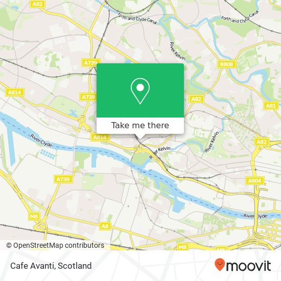 Cafe Avanti map