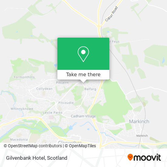 Gilvenbank Hotel map