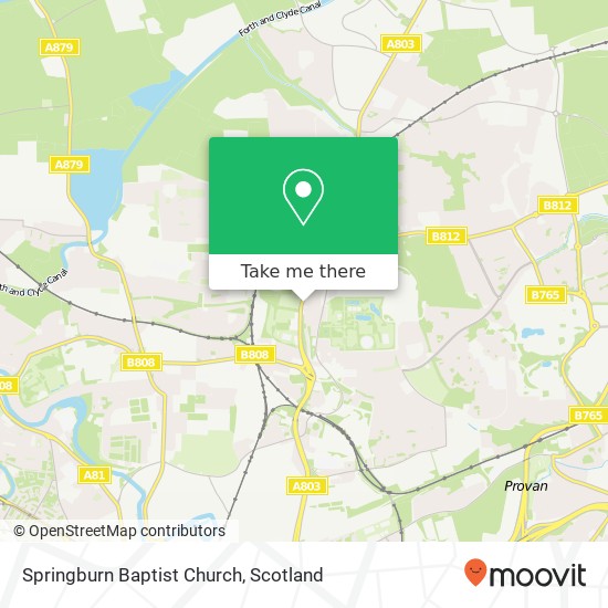 Springburn Baptist Church map