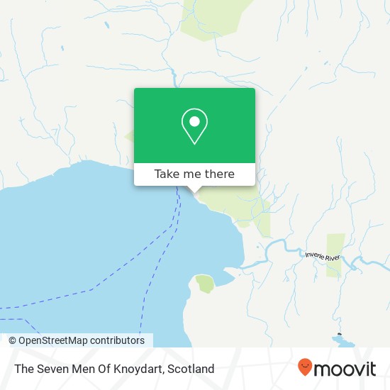 The Seven Men Of Knoydart map