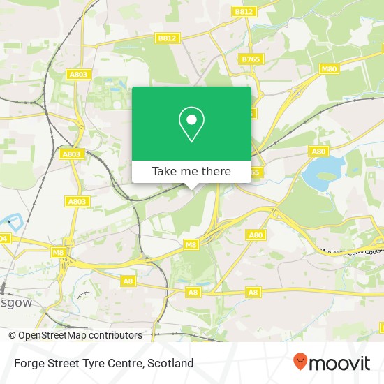 Forge Street Tyre Centre map