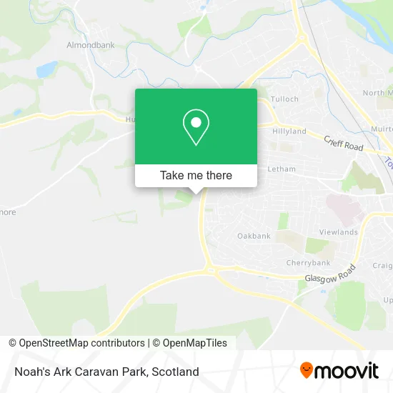 Noah's Ark Caravan Park map