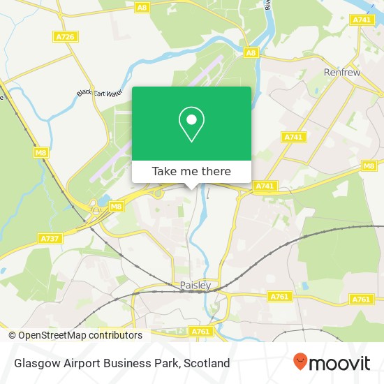 Glasgow Airport Business Park map