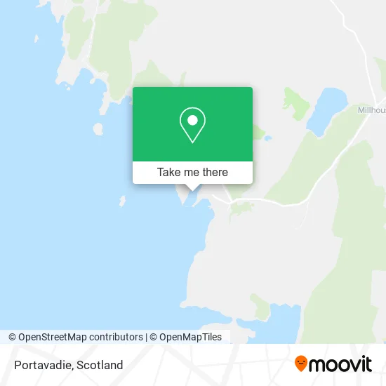 Portavadie map