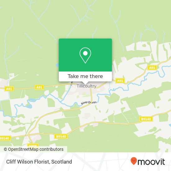Cliff Wilson Florist map