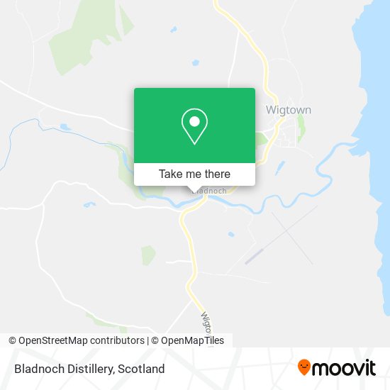 Bladnoch Distillery map