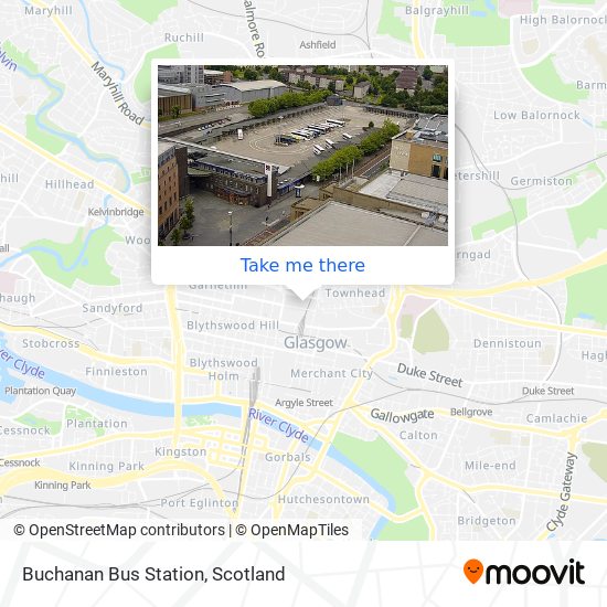 Buchanan Bus Station map